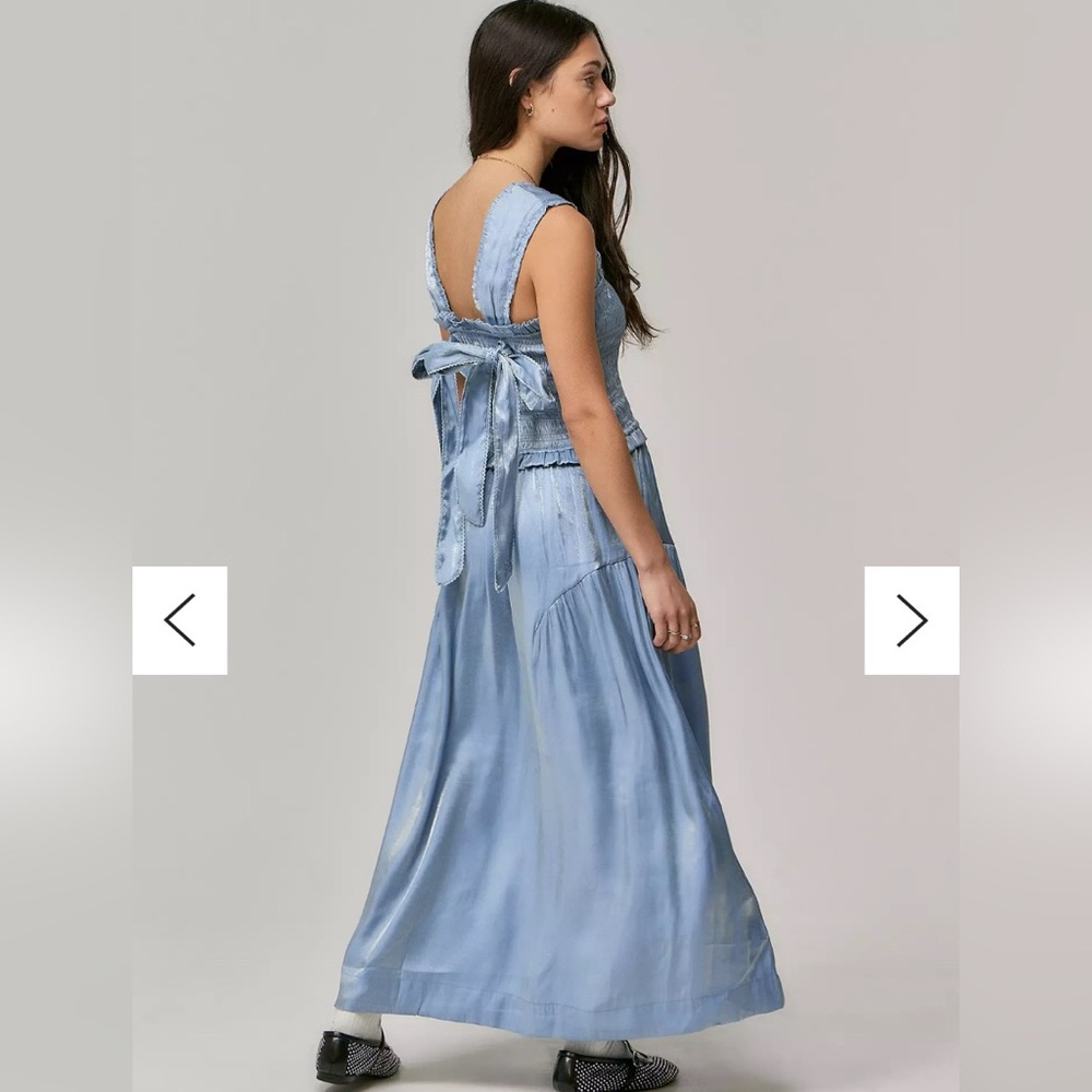 Damson Madder Violet Maxi
Dress Blue Glass Satin NEW W TAG Size US 14 - Picture 7 of 8
